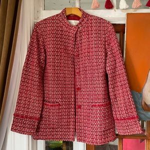 Vintage Silk Tweed Jacket size 12